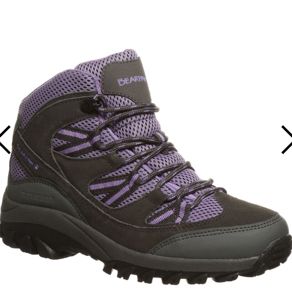 BearPaw Women's Hiking Boots - Purple and Black